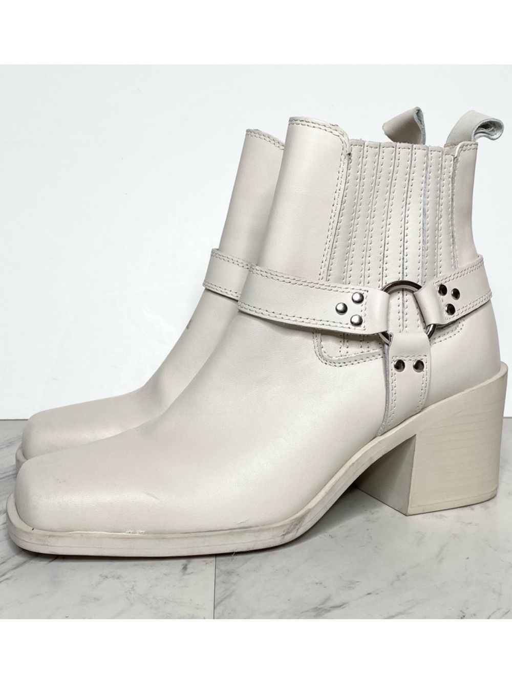 Steve Madden Wells Harness Leather Bootie 10M